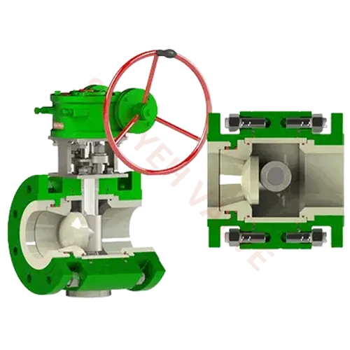 Ceramic Lined Eccentric Rotary Valve