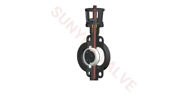 Ceramic Partial Lined Butterfly Valve