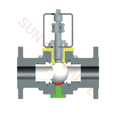 Ceramic Partial Lined Valve