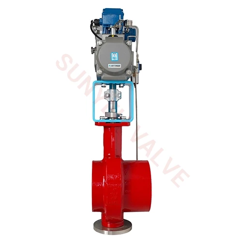 butterfly type control valve