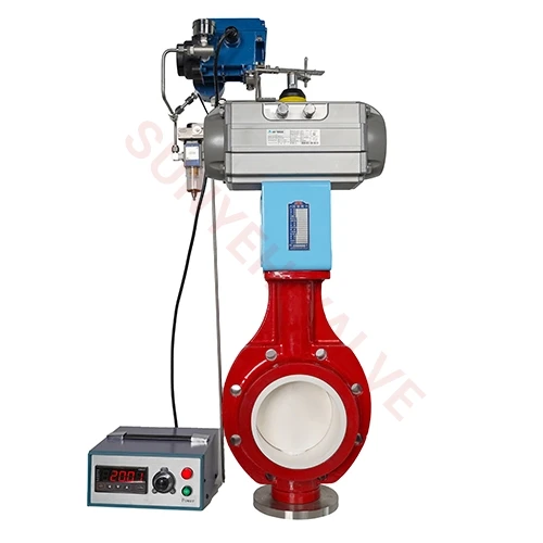 Ceramic lining butterfly valve